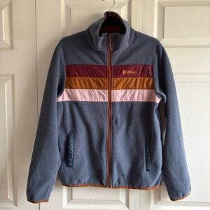 Cotopaxi Teca Fleece Full Zip Jacket Blue Orange Gorpcore Hiking Womens Size M